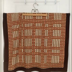 Lot Tones Shades of Brown Orange Red Scarves Sew Craft Projects Chic Outfit Fun